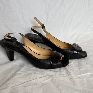 Cole Haan Women's Black Slingback Heels